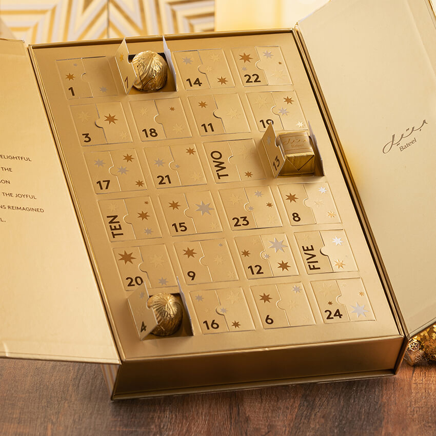 Bateel Christmas Gold Advent Calendar-AE