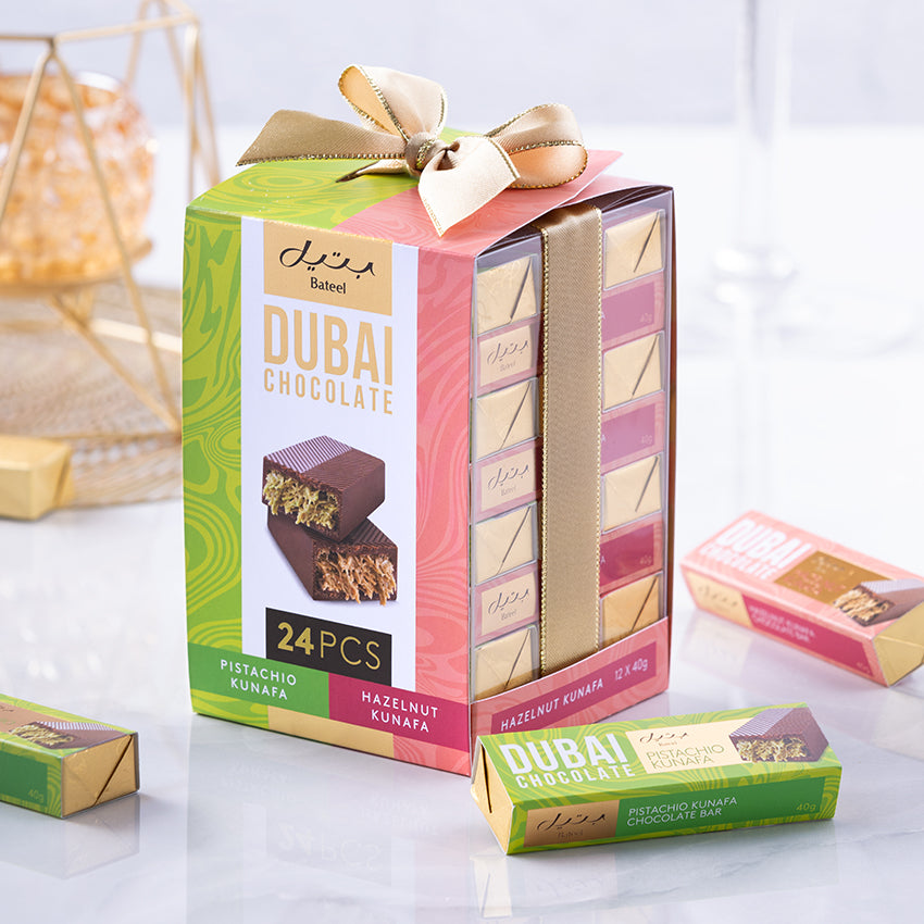 Bateel Premium Dubai Chocolate Gift Set- 24pcs-AE