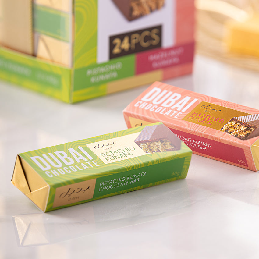 Bateel Premium Dubai Chocolate Gift Set- 24pcs-AE