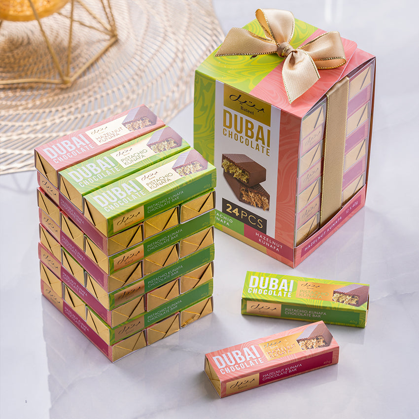 Bateel Premium Dubai Chocolate Gift Set- 24pcs-AE