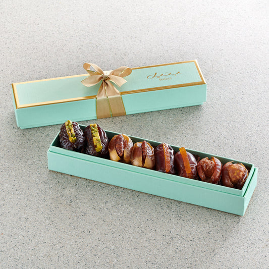 Bateel Pastel Mint XSmall Gift Set Premium Filled Dates-AE