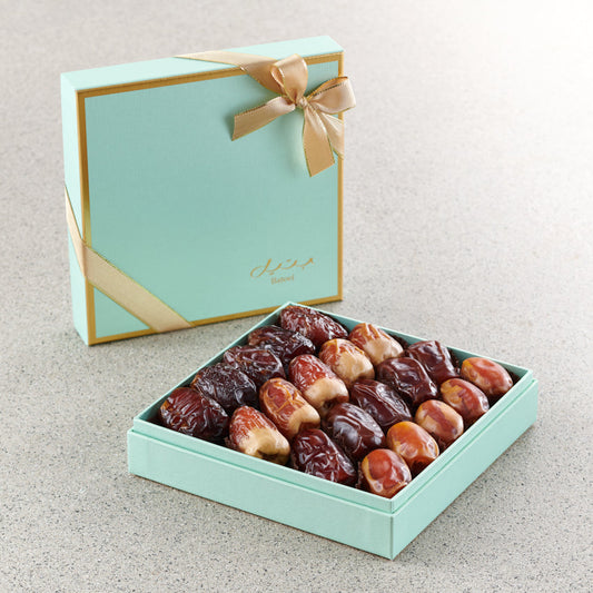 Bateel Pastel Mint Small Gift Set Premium Plain Dates-AE
